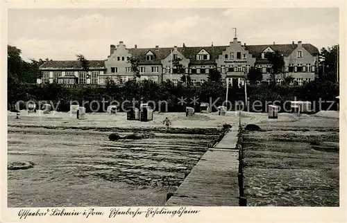 AK / Ansichtskarte  Lubmin_Ostseebad Eisenbahn Erholungsheim Lubmin_Ostseebad