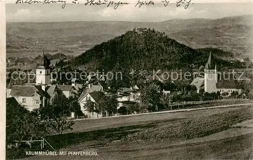 AK / Ansichtskarte 73823056 Krummhuebel_Karpacz_Riesengebirge_PL mit Pfaffenberg 