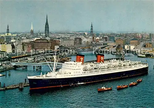 AK / Ansichtskarte  Dampfer_Oceanliner HANSEATIC Hamburg Atlantik Linie 30029 BRT  