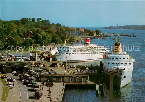 AK / Ansichtskarte  Dampfer_Oceanliner STENA GERMANICA und KRONPRINS HARALD Kiel 