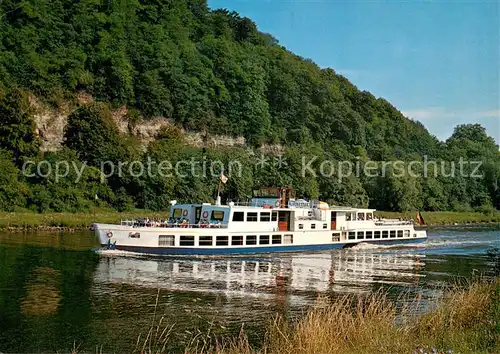 AK / Ansichtskarte  Dampfer_Binnenschifffahrt MS Karlshafen  Oberweser Dampfschiffahrt  