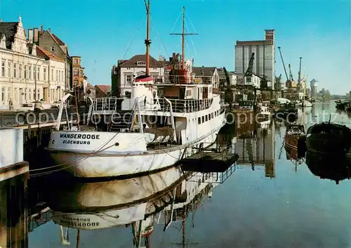 AK / Ansichtskarte  Schiffe_Ships_Navires WANGEROOGE OLDENBURG Hafen  