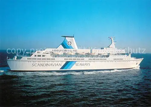 AK / Ansichtskarte 73823122 Dampfer_Oceanliner SCANDINAVIAN SEAWAYS 