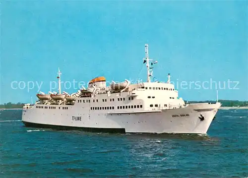 AK / Ansichtskarte 73823128 Dampfer_Oceanliner TT Linie MS GoeSTA BERLING  