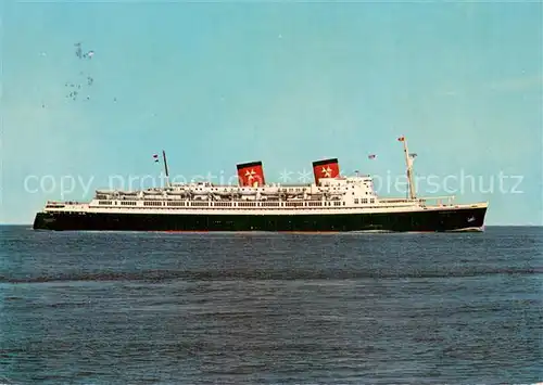 AK / Ansichtskarte  Dampfer_Oceanliner ss HANSEATIC 30029 Gross Tons Hamburg Atlantic Linie 