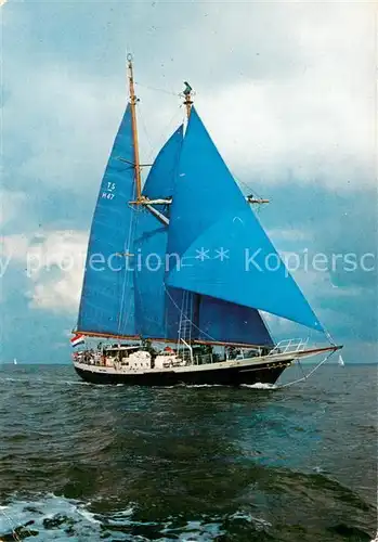 AK / Ansichtskarte 73823146 Segelschiffe EENDRACHT Netherlands Gaff Schoener  
