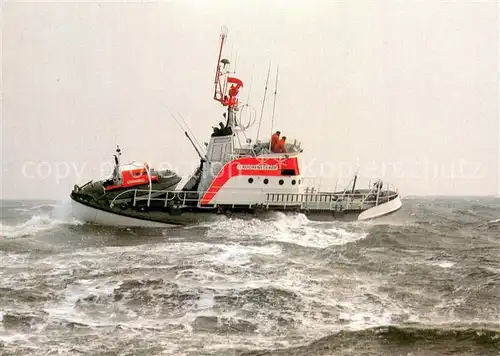 AK / Ansichtskarte 73823150 Boote Seenotkreuzer mit Tochterboot 19m Klasse OTTO SCHueLKE 