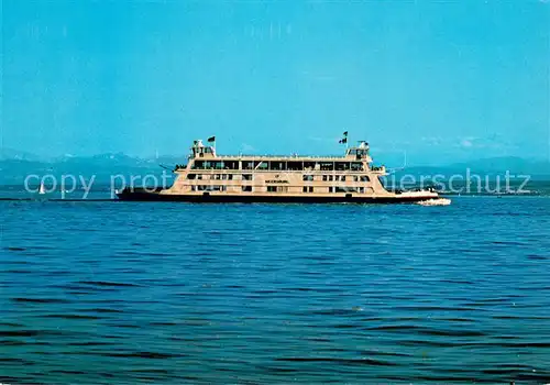 AK / Ansichtskarte  Faehre MEERSBURG Konstanz Meersburg 