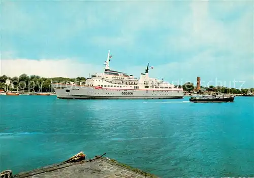 AK / Ansichtskarte  Dampfer_Oceanliner Ostseeheilbad Travemuende GEDSER 