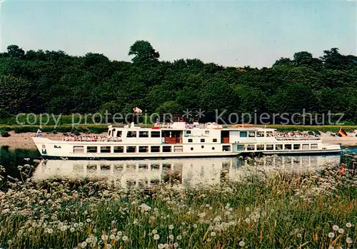 AK / Ansichtskarte  Dampfer_Binnenschifffahrt MS Stadt Hameln 3250 HAMEL 1 