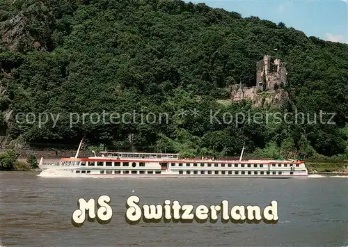 AK / Ansichtskarte 73823174 Dampfer_Binnenschifffahrt MS Switzerland  