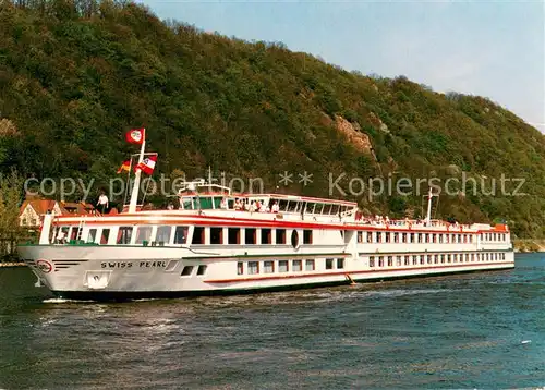 AK / Ansichtskarte 73823175 Dampfer_Binnenschifffahrt MS SWIss PEARL Scylla Tours 
