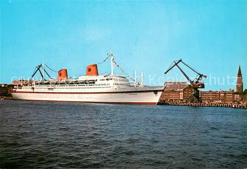 AK / Ansichtskarte  Dampfer_Oceanliner EUROPA Boellhoern und Luxus Linder Kiel 