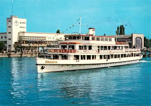 AK / Ansichtskarte  Dampfer_Binnenschifffahrt SCHWABEN Bodensee  