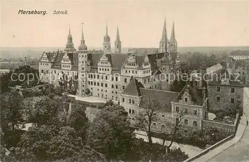 AK / Ansichtskarte  Merseburg_Saale Schloss Merseburg_Saale