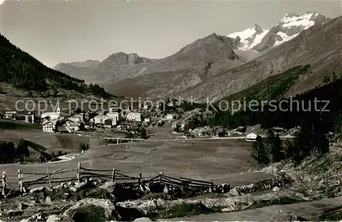 AK / Ansichtskarte Saas Fee_VS Mattwaldhorn Fletschhorn Lagginhorn 