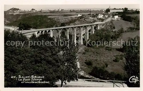 AK / Ansichtskarte Saint Brieuc_22_Cotes d_Armor Le Pont Toupin et vallee du Gouedic 