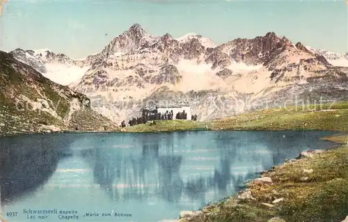 AK / Ansichtskarte Zermatt_VS Schwarzseeli Kapelle Maria zum Schnee Zermatt_VS