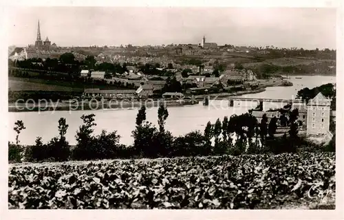 AK / Ansichtskarte Treguier_Cotes_d_Armor Vue generale prise de Saint Nicolas Treguier_Cotes_d_Armor