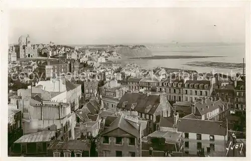 AK / Ansichtskarte Granville_50_Manche Vue generale sur lEglise Saint Paul la Roche Gauthier et Saint Pair 