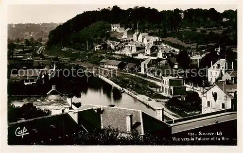 AK / Ansichtskarte Saint Lo_50_Manche Vue vers la Falaise et la Vire 