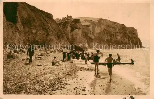 AK / Ansichtskarte Berneval_sur_Mer Les falaises et la plage Berneval_sur_Mer