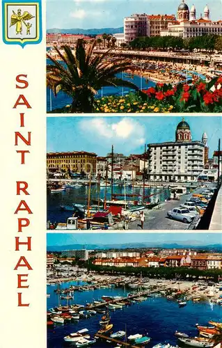 AK / Ansichtskarte Saint Raphael__83_Var La Plage Le Port 