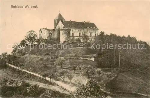 AK / Ansichtskarte 73823303 Schloss_Waldeck Ansicht Schloss Waldeck