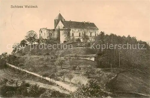 AK / Ansichtskarte  Schloss_Waldeck Ansicht Schloss Waldeck