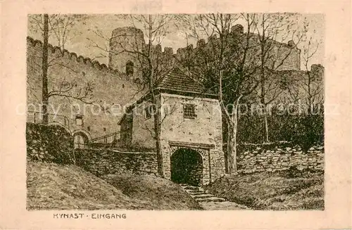 AK / Ansichtskarte 73823305 Kynast_Sobieszow_PL Schloss Eingang 