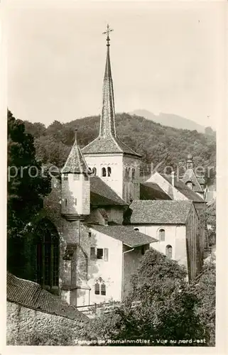 AK / Ansichtskarte Romainmotier Temple de Romainmotier Vue du nord est Romainmotier