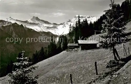 AK / Ansichtskarte Adelboden_BE Im Wintertal mit Tierhoernli Steghorn und Wildstrubel 