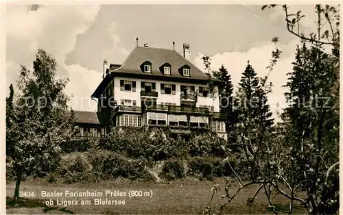 AK / Ansichtskarte Ligerz Basler Ferienheim Preles am Bielersee Ligerz
