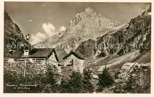 AK / Ansichtskarte Engelberg__OW Niedersurenen mit Schlossberg 