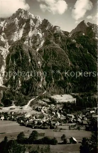 AK / Ansichtskarte Vaettis_SG mit Calenda Vaettis_SG