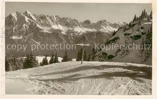 AK / Ansichtskarte Flumserberg_SG Beim Kreuz obere Molseralp 