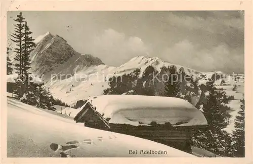 AK / Ansichtskarte Adelboden_BE Winterpanorama 