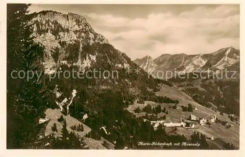 AK / Ansichtskarte Maria_Rickenbach_NW mit Musenalp 