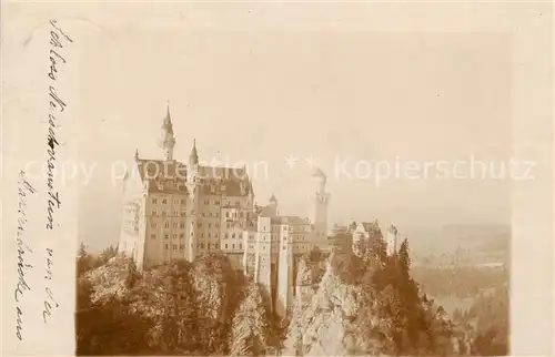 AK / Ansichtskarte  Schloss_Neuschwanstein Panorama Schloss_Neuschwanstein