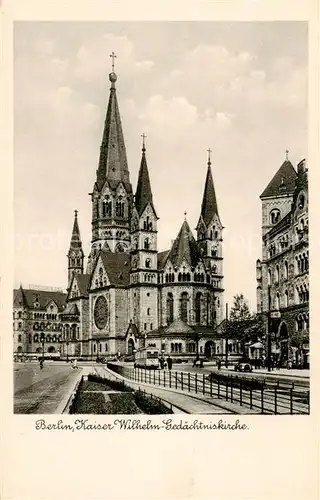 AK / Ansichtskarte  Berlin Kaiser Wilhelm Gedaechtniskirche Berlin