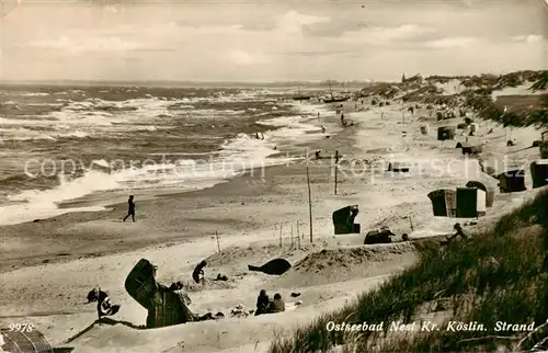 AK / Ansichtskarte 73823417 Nest_Koeslin_Ostseebad_Koszalin_PL Strandpartie 