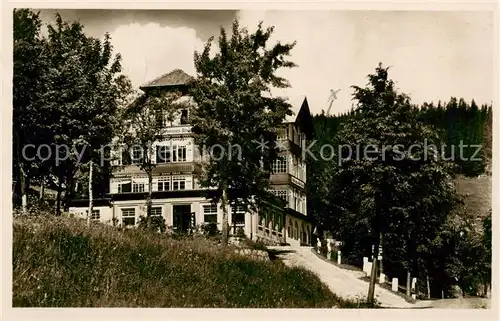 AK / Ansichtskarte  Brueckenberg_Krummhuebel_Riesengebirge_PL Hotel zum Weissen ross 