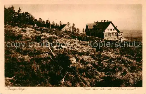 AK / Ansichtskarte  Isergebirge_Jizerske_Hory_CZ Heufuderbaude bei Flinsberg 