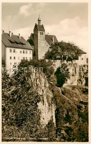 AK / Ansichtskarte 73823446 Donautal Schloss Werenwag Donautal