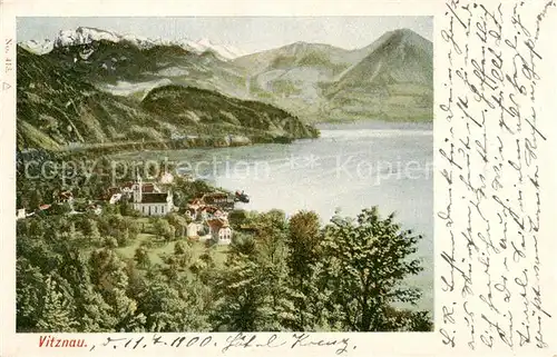 AK / Ansichtskarte Vitznau_Witznau_Vierwaldstaettersee_LU Panorama 