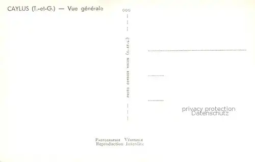 AK / Ansichtskarte Caylus Vue generale Caylus