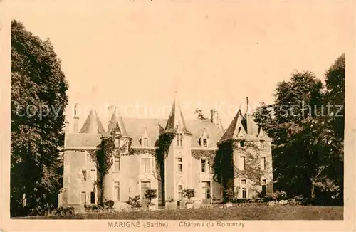 AK / Ansichtskarte Marigne_49_Maine et Loire Chateau du Ronceray 