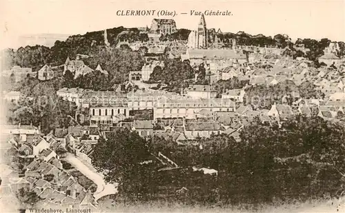 AK / Ansichtskarte Clermont_60_Oise Vue generale 