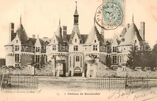 AK / Ansichtskarte Chateau_de_Bonnetable_72_Sarthe Vue d ensemble 