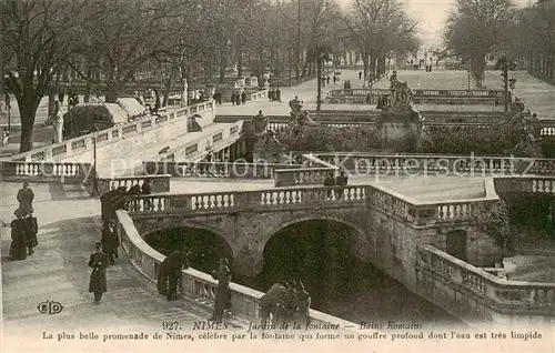 AK / Ansichtskarte Nimes_30 Jardin de la fontaine  